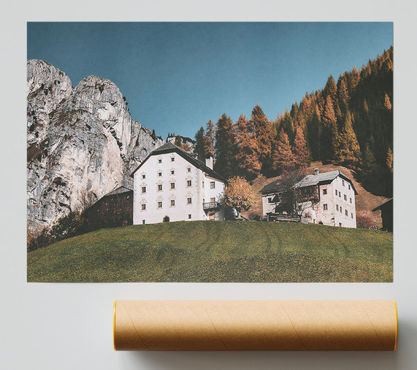 White House Mountainside Escape Print