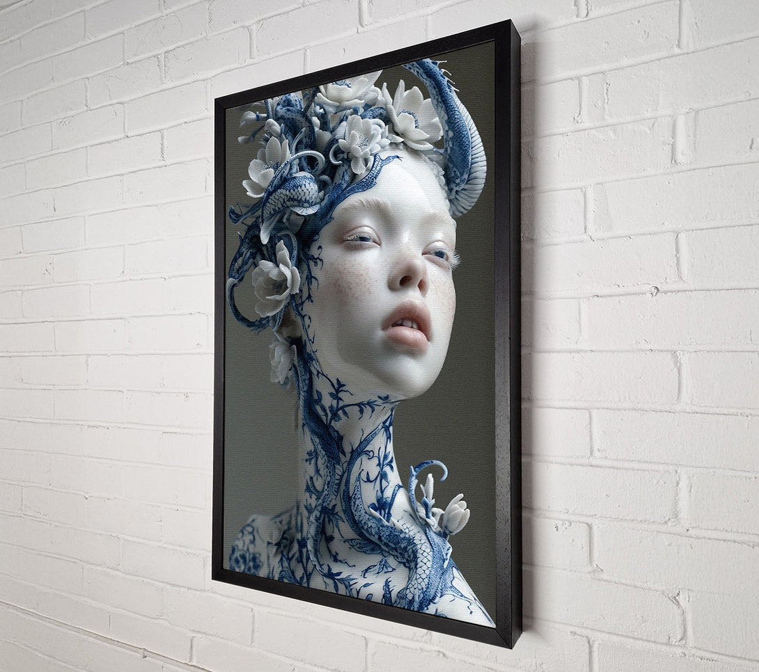  A Canvas Print of Porcelain Beauty Canvas Wall Art