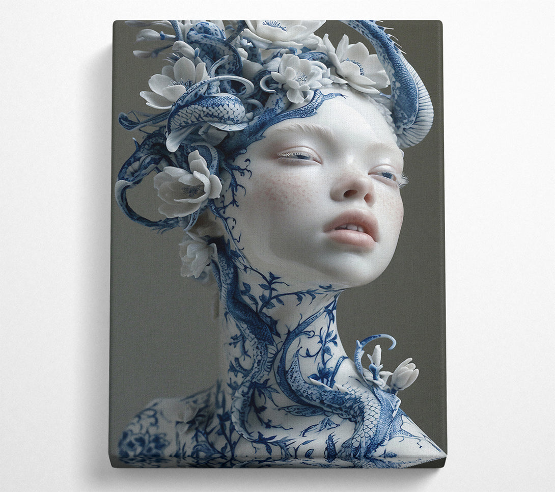  A Canvas Print of Porcelain Beauty Canvas Wall Art