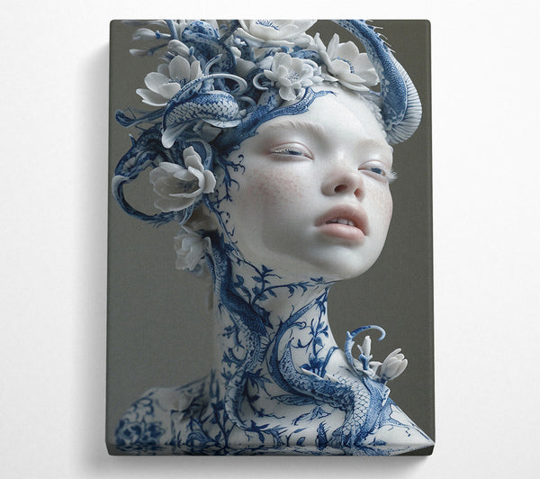  A Canvas Print of Porcelain Beauty Canvas Wall Art