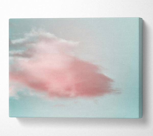  A Canvas Print of Soft Pink Cloudscape Canvas Print