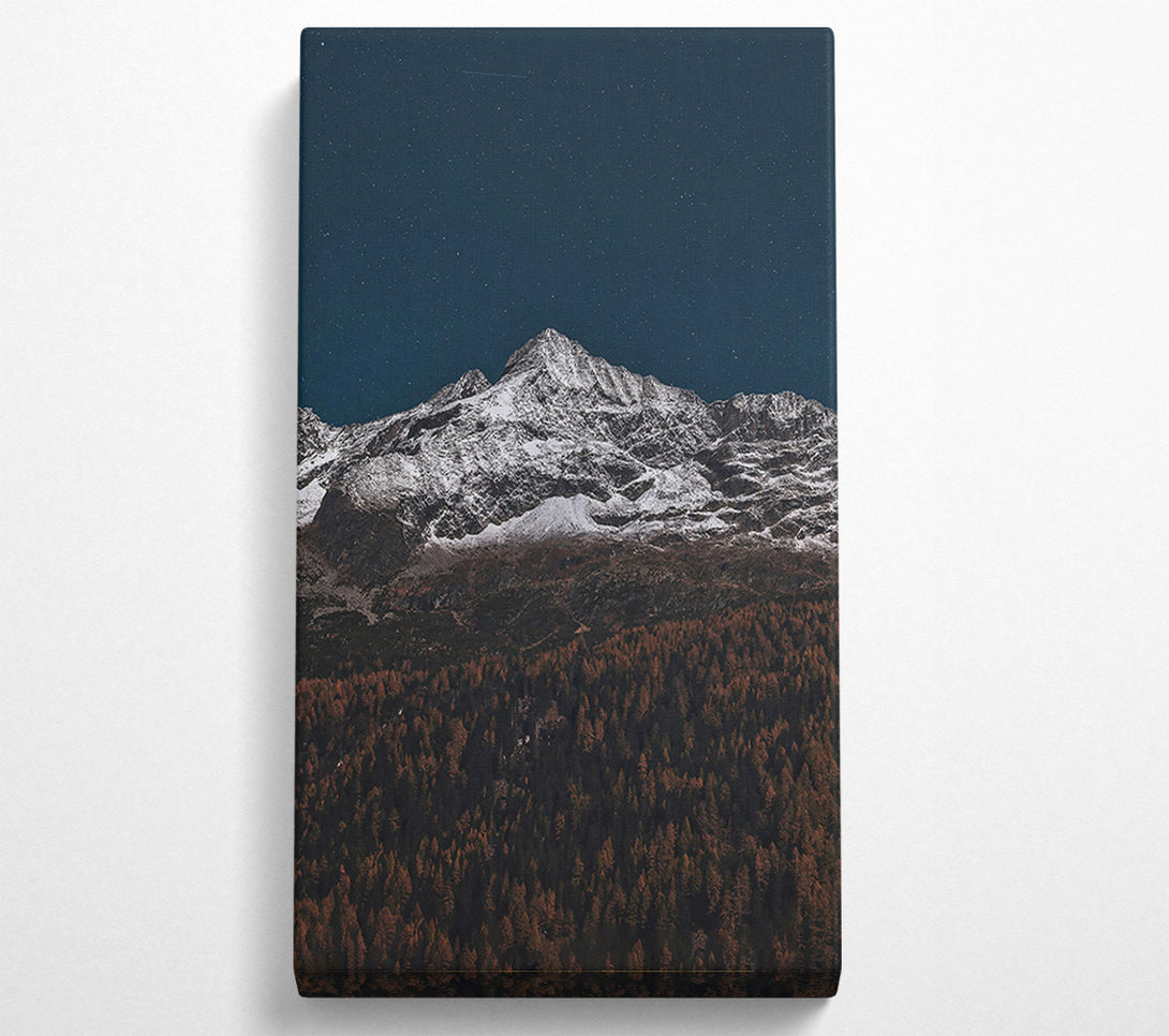  A Canvas Print of Midnight Blue Mountaintop Canvas Print