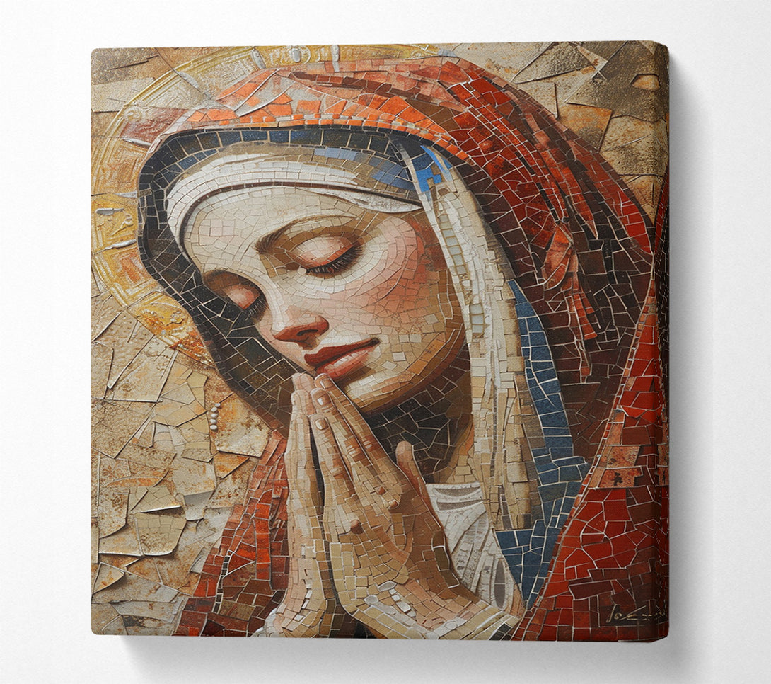  A Canvas Print of Prayers Mosaic Canvas Print