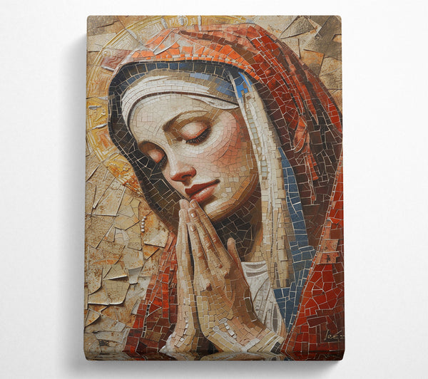  A Canvas Print of Prayers Mosaic Canvas Print