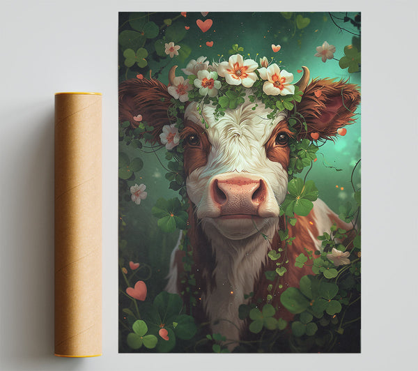 Pretty Highhland Cow Print