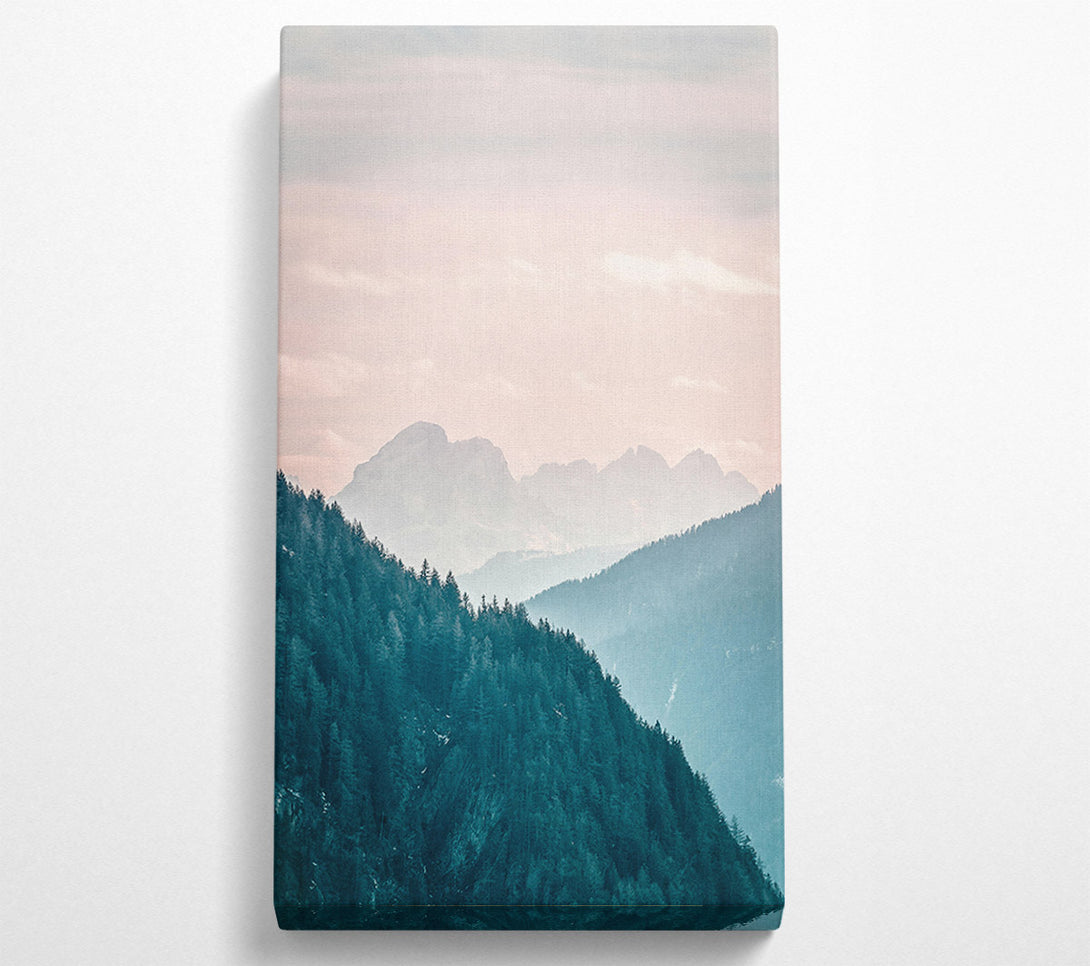  A Canvas Print of Azure Mountain Ridge Canvas Art