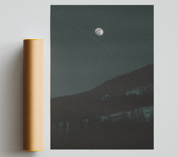 Blue Moon'S Shadow Poster