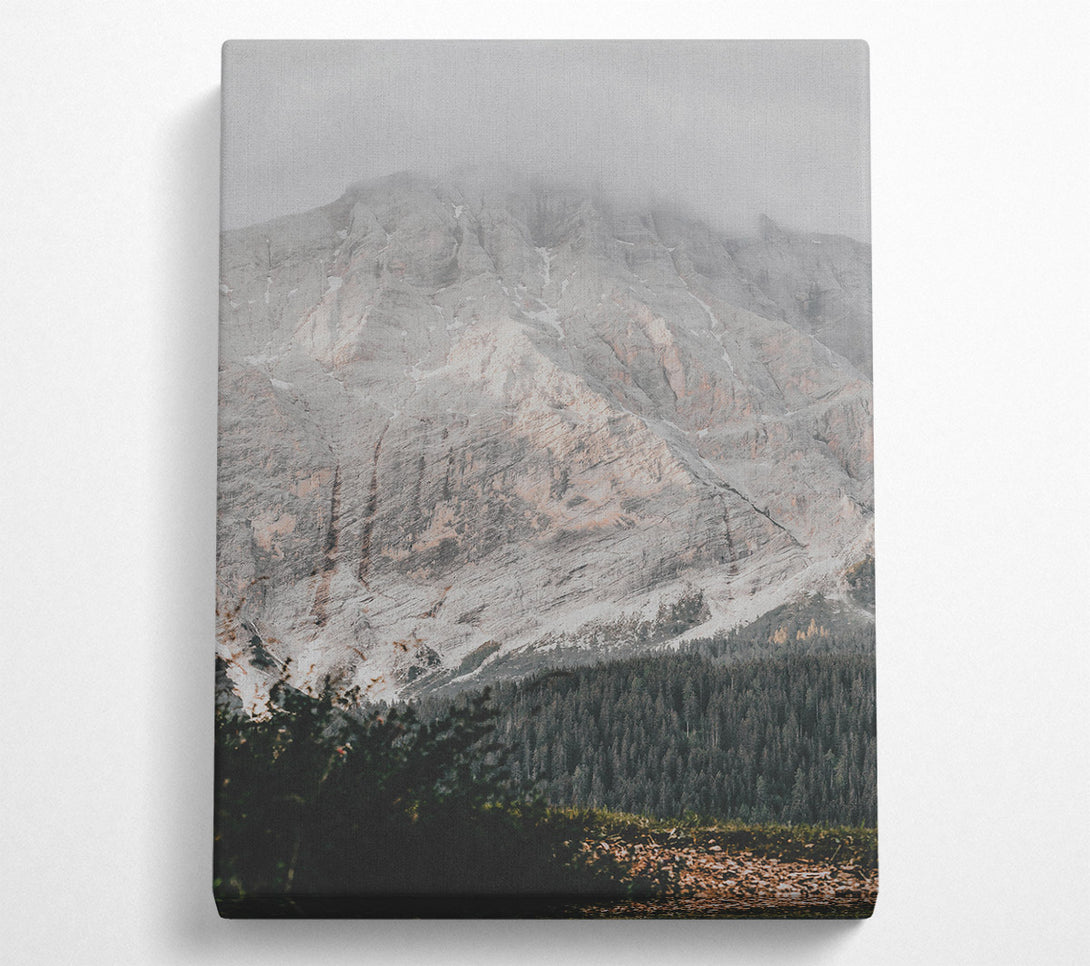  A Canvas Print of Gray Mountain Mist Canvas Print