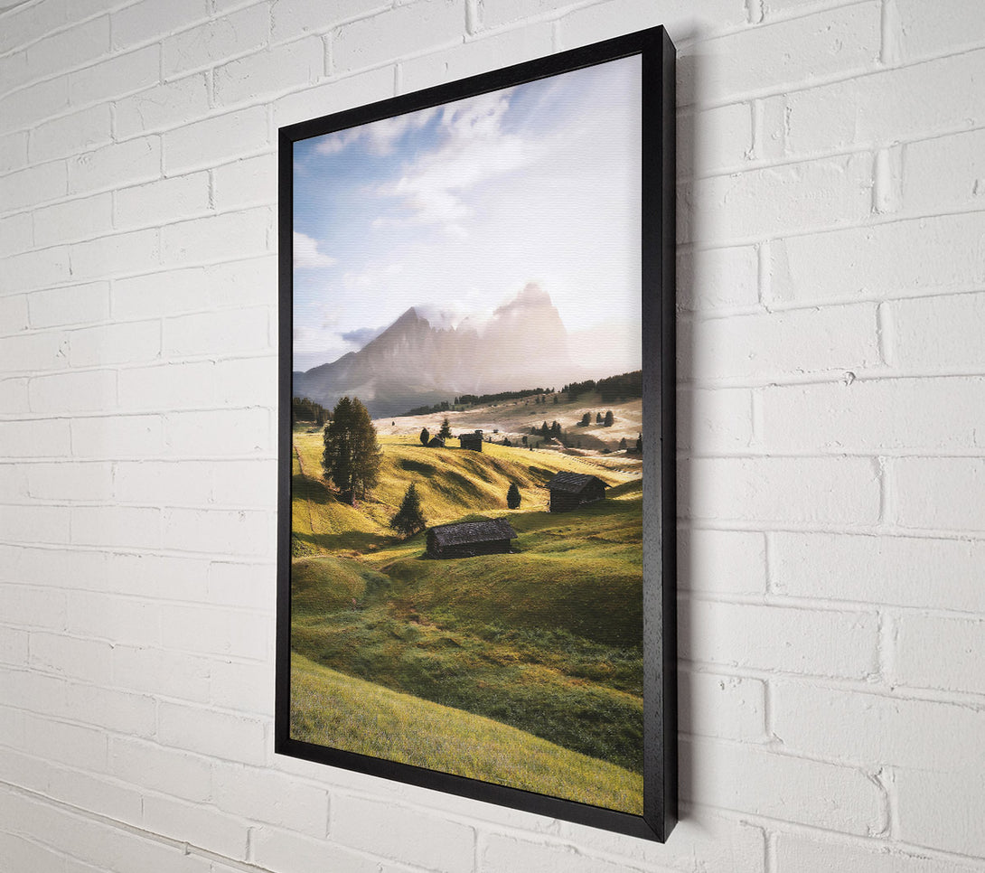  A Canvas Print of Golden Hills Retreat Canvas Art