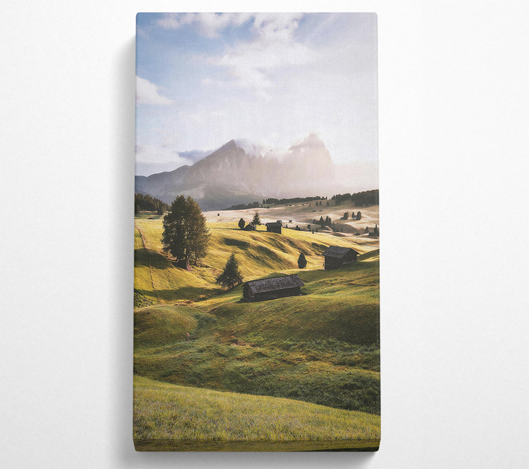  A Canvas Print of Golden Hills Retreat Canvas Art