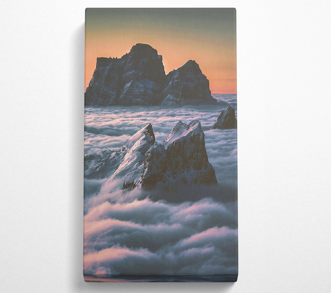  A Canvas Print of Pink Cloud Peaks Canvas Print