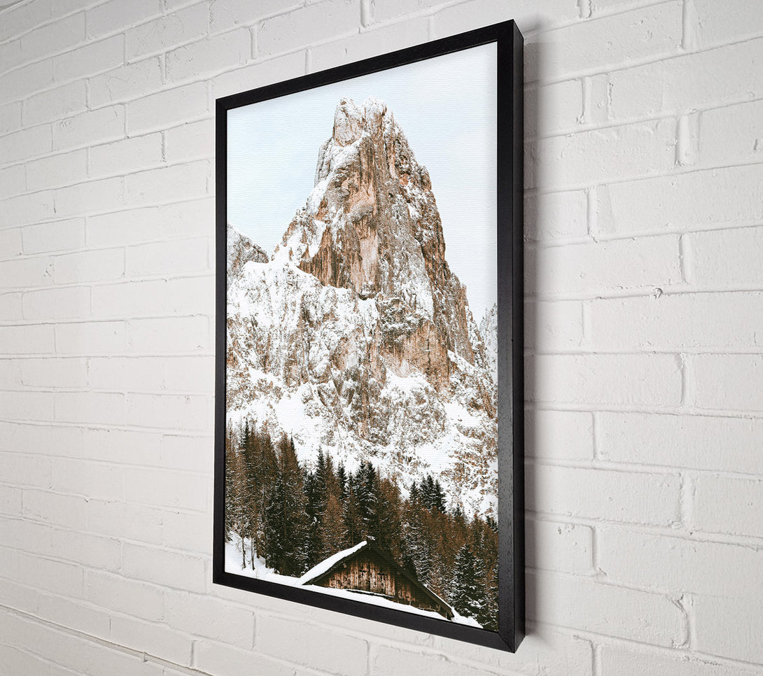  A Canvas Print of Brown Mountain Serenity Canvas Art