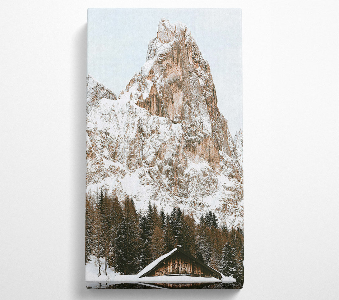  A Canvas Print of Brown Mountain Serenity Canvas Art