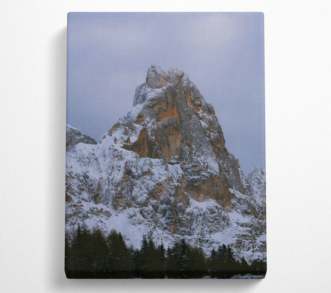  A Canvas Print of Golden Mountain Majesty Canvas Print