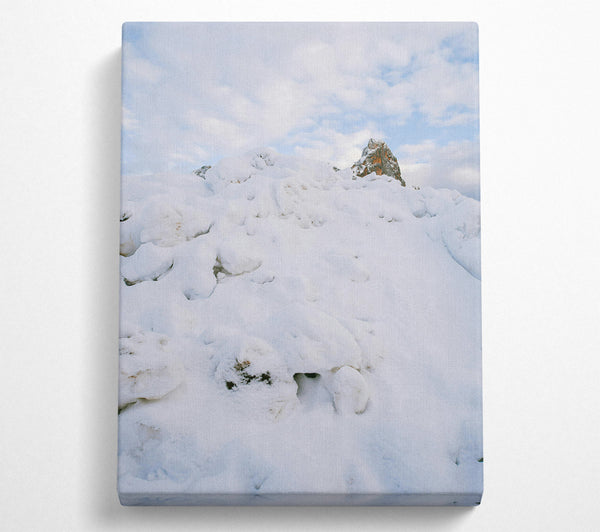  A Canvas Print of White Mountain Peak Canvas Print