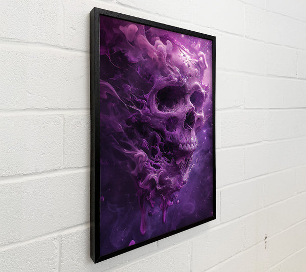 Purple Cosmic Skull