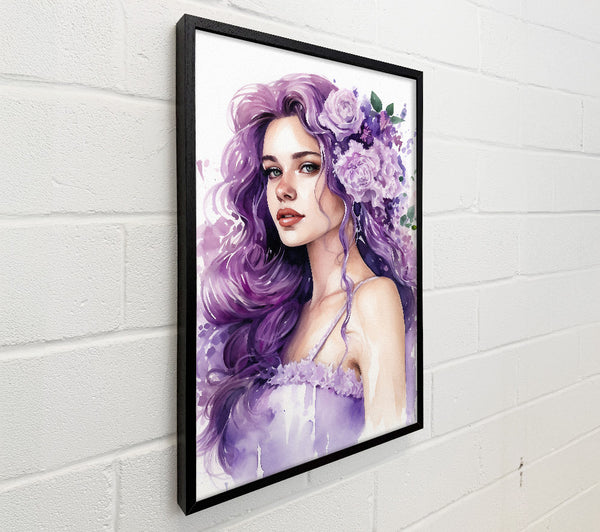 Purple Fairytale Lady