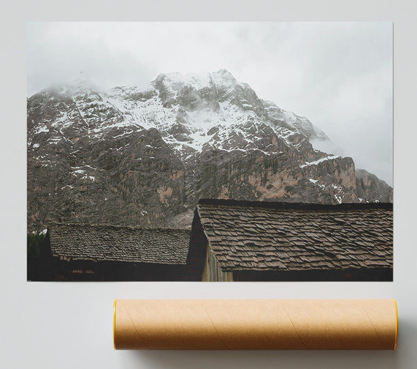 Brown Mountain Sky Print