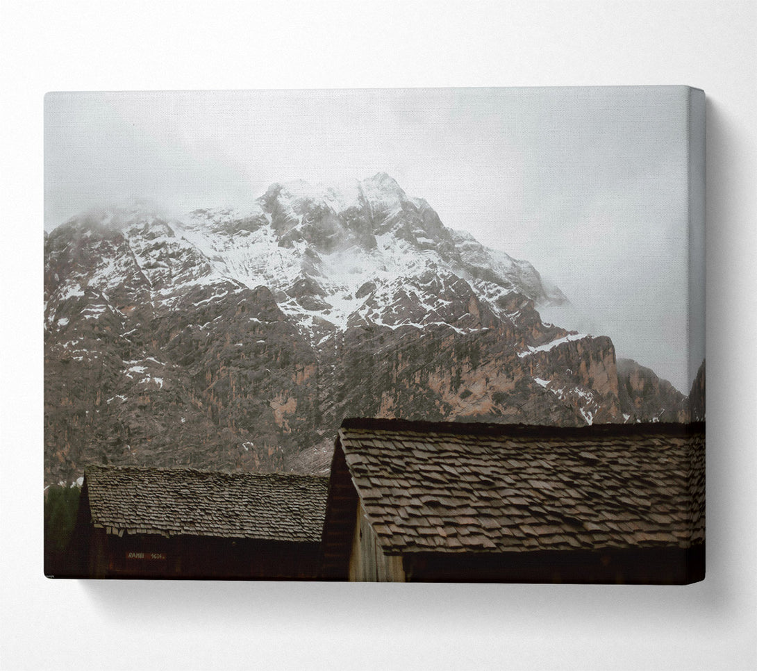 A Canvas Print of Brown Mountain Mist Canvas Art