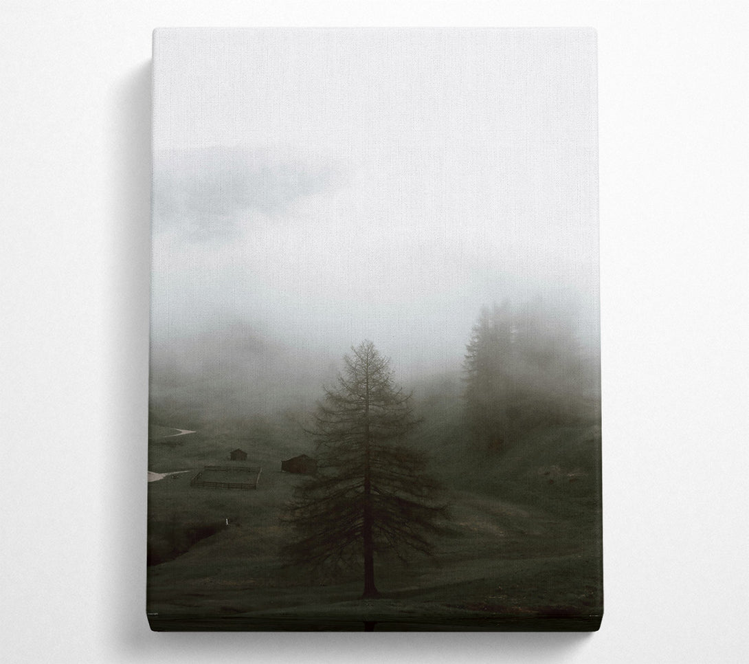  A Canvas Print of Green Mist Valley Canvas Wall Art