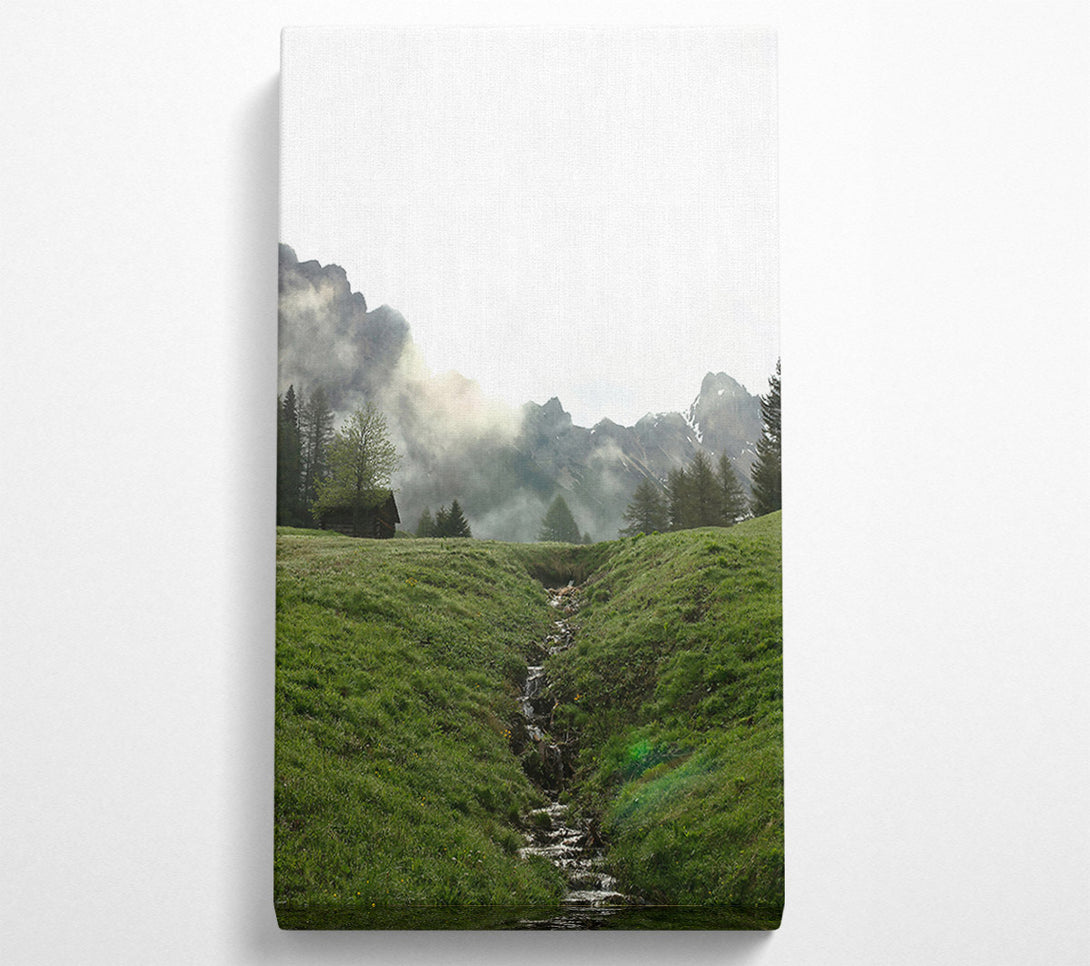  A Canvas Print of Green Creek Valley Canvas Print