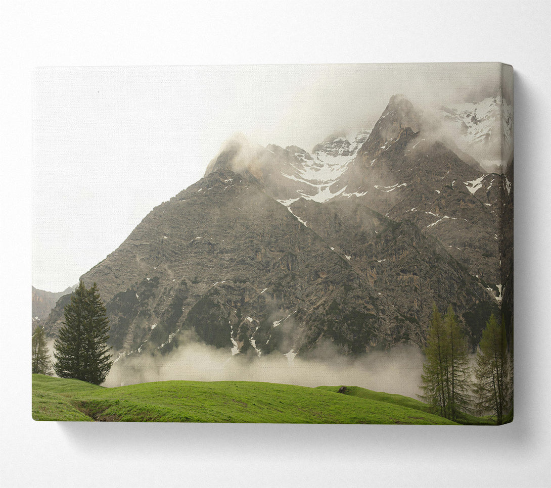  A Canvas Print of Green Mountain Mist Canvas Print