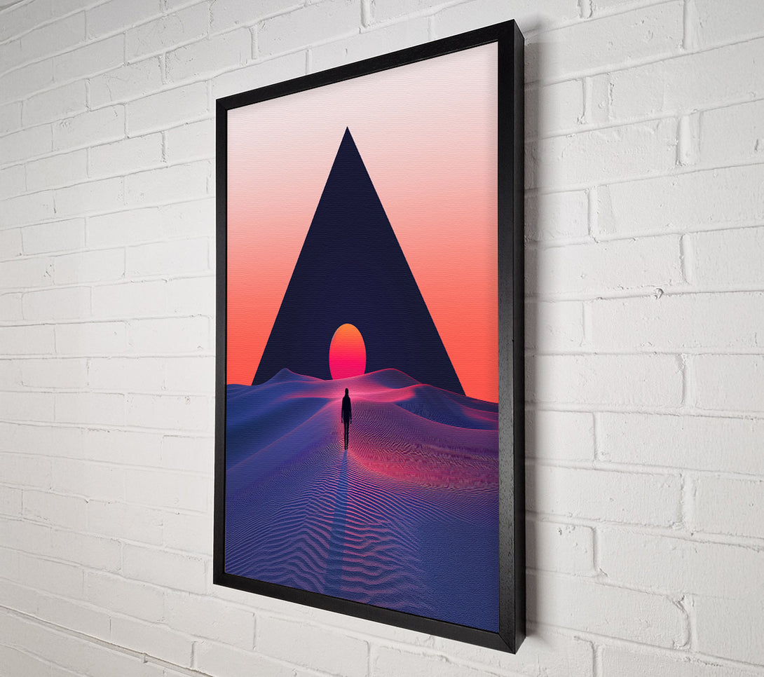  A Canvas Print of Pyramid Sun Canvas Wall Art