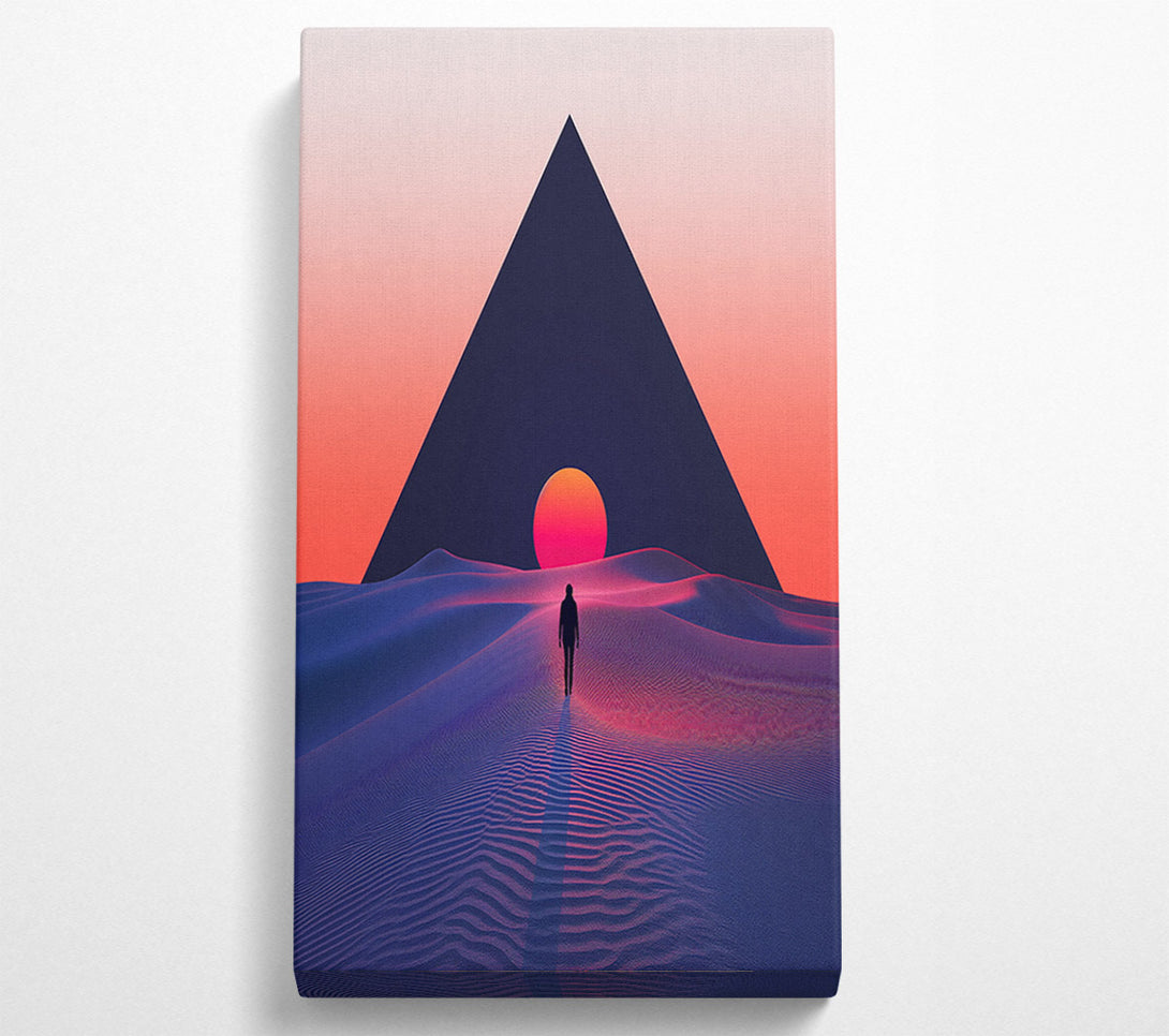  A Canvas Print of Pyramid Sun Canvas Wall Art