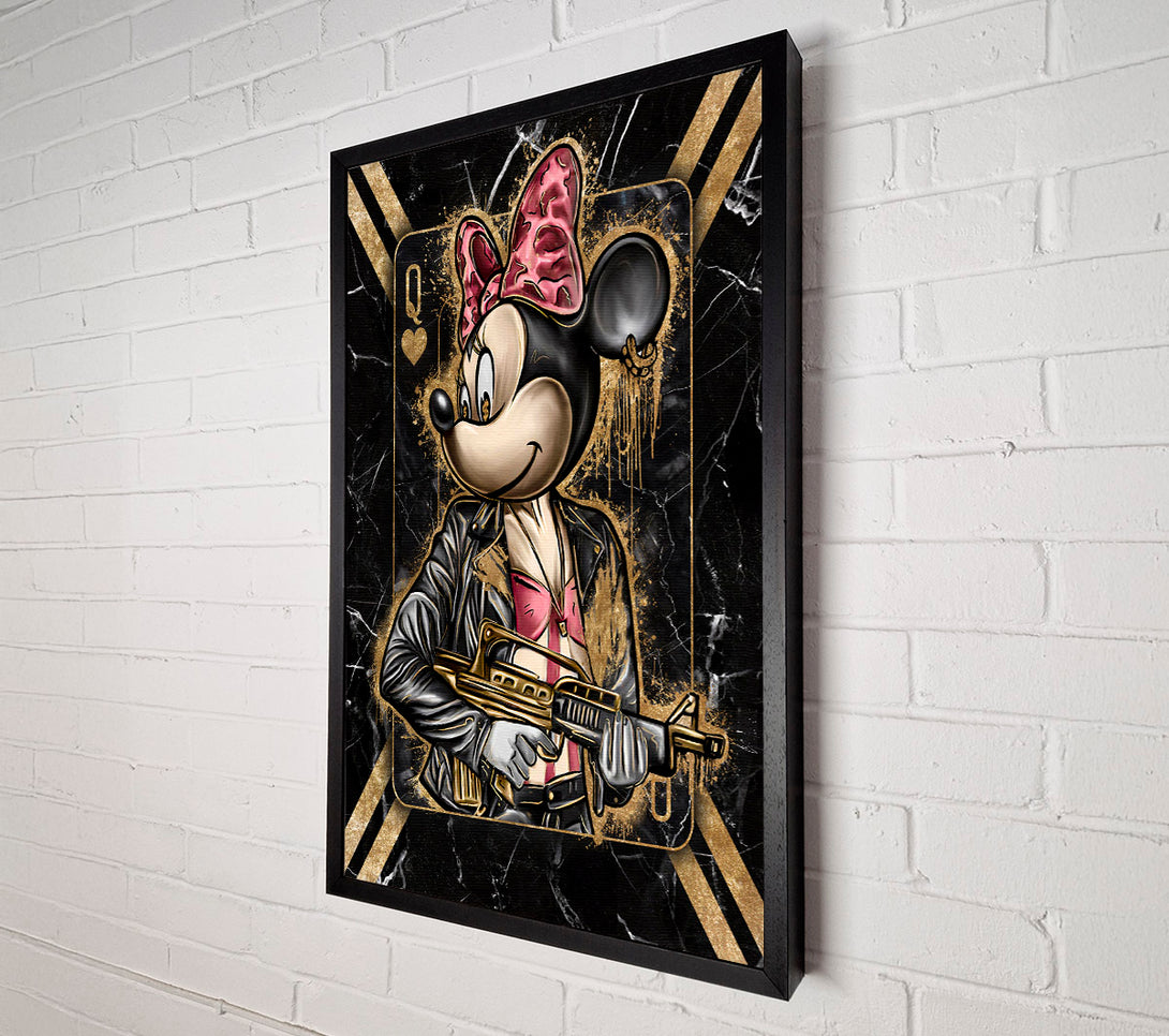  A Canvas Print of Queen Mouse Gangster Canvas Wall Art