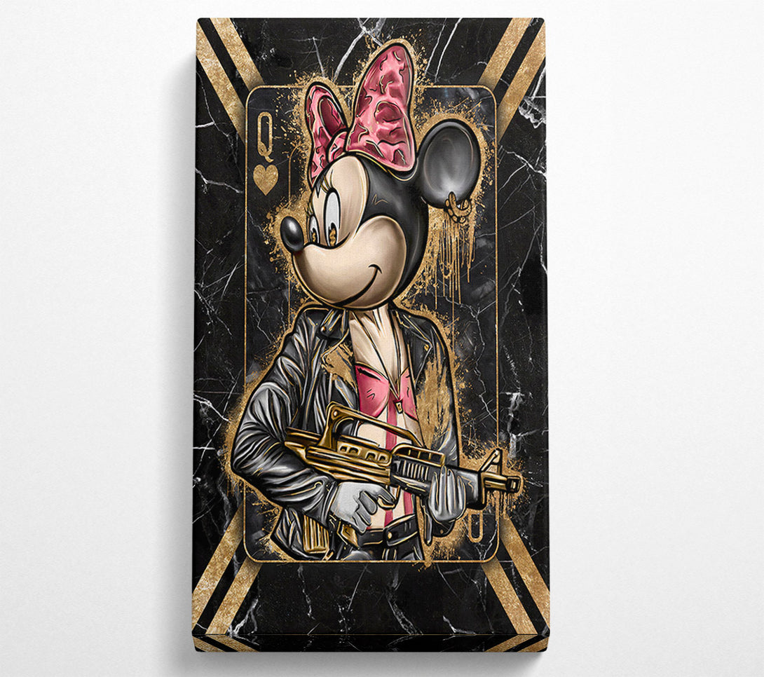  A Canvas Print of Queen Mouse Gangster Canvas Wall Art