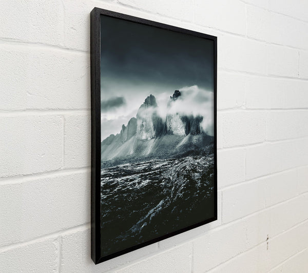 Black Peaks In Mist