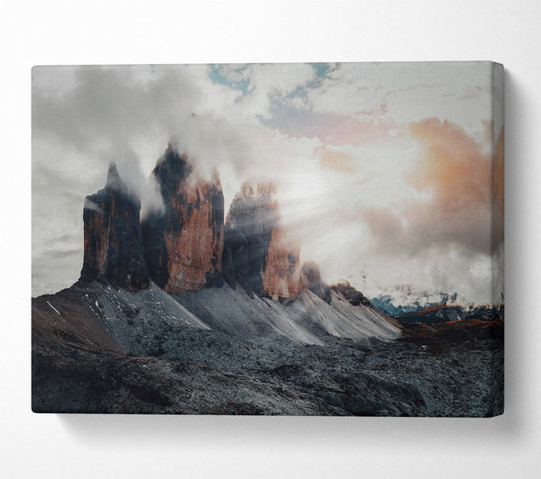  A Canvas Print of Crimson Cloud Peaks Canvas Wall Art