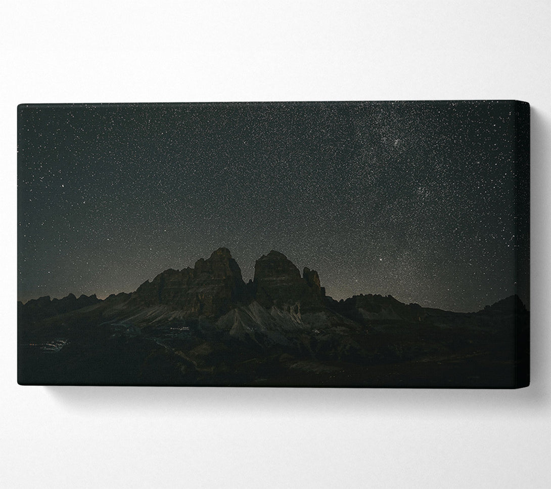  A Canvas Print of Black Mountain Starscape Canvas Print