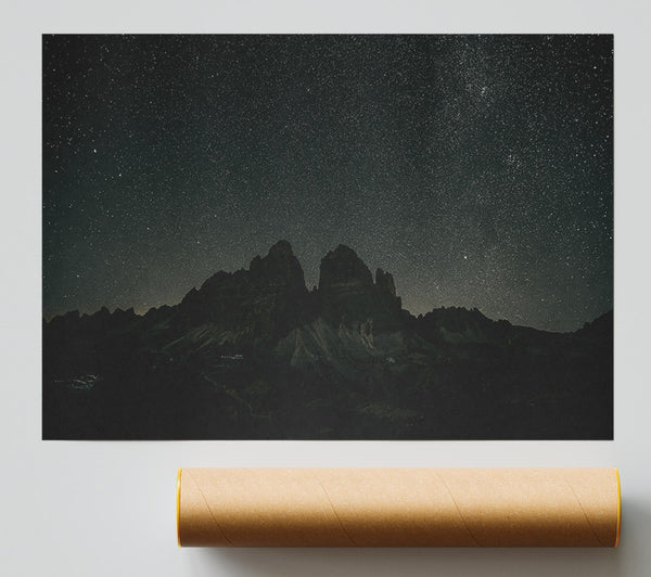 Black Mountain Starscape Giclee Print