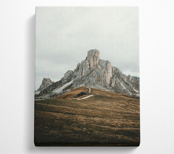  A Canvas Print of Brown Mountain'S Peak Canvas Print