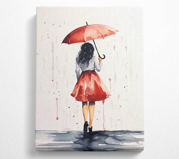 A Canvas Print of Rain Fashion Canvas Art