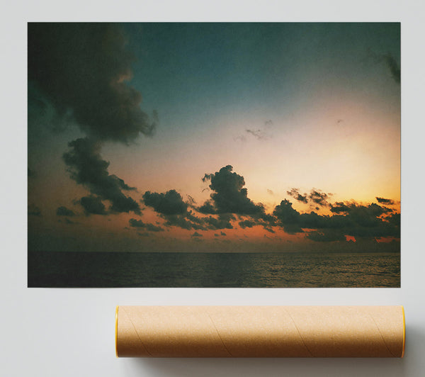 Orange Cloud Dusk Print