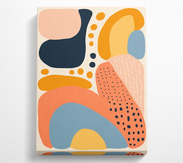  A Canvas Print of Rainbow Pattern Love Canvas Print