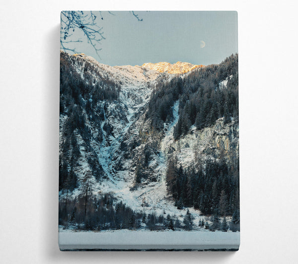  A Canvas Print of White Mountain Majesty Canvas Art