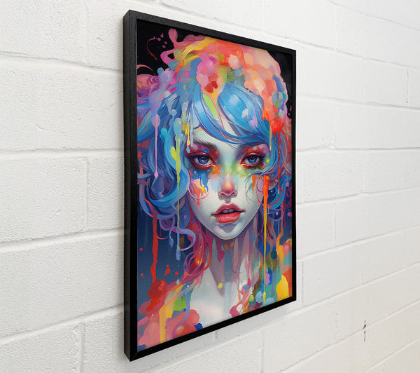 Rainbow Woman Face