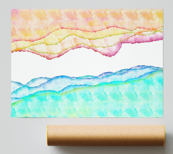 Aqua Dreamscape Print