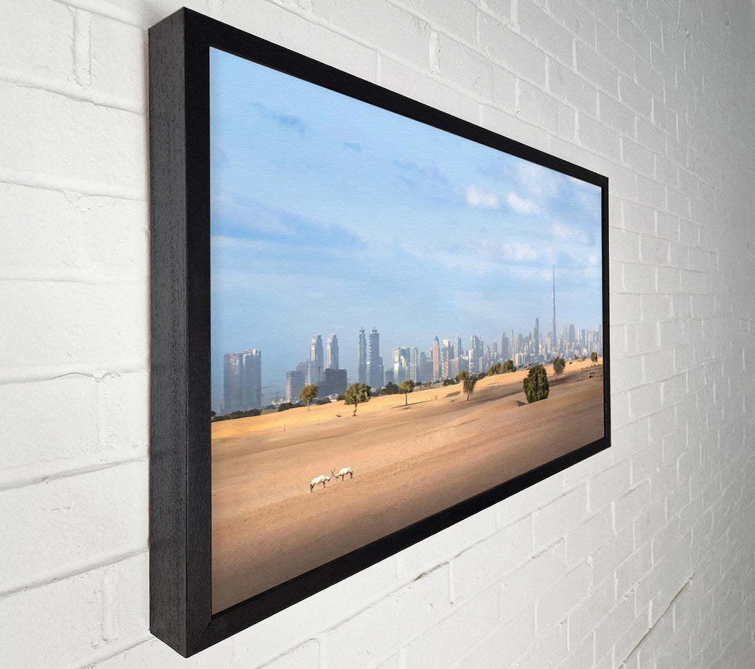  A Canvas Print of Golden Dunes Skyline Canvas Art