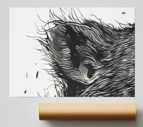 Rat Scream Print