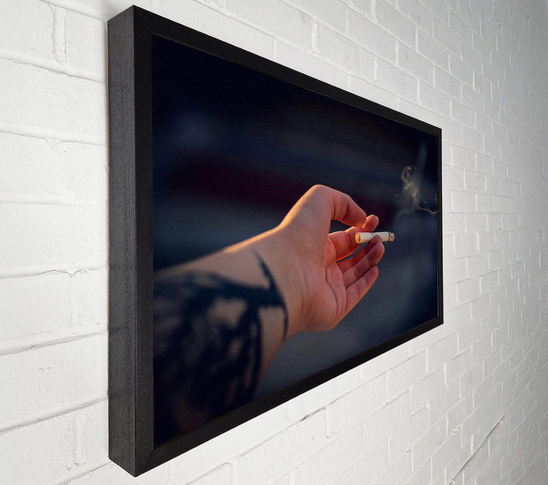  A Canvas Print of Golden Smoke Escape Canvas Art