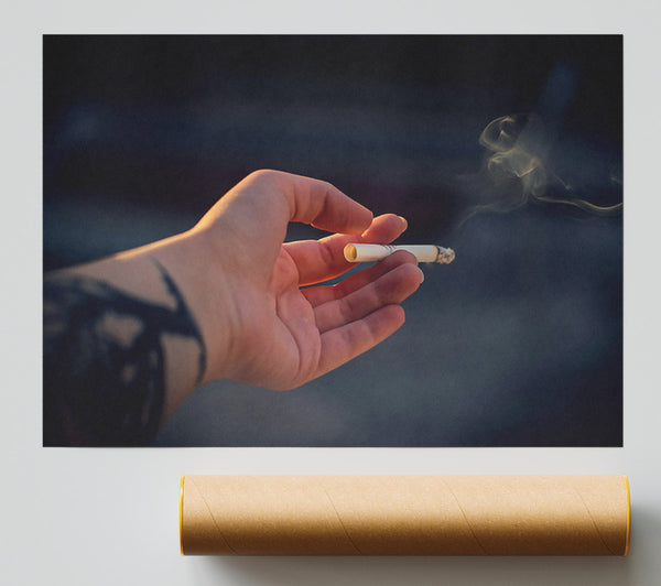 Golden Smoke Escape Print