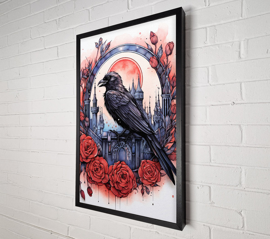 A Canvas Print of Raven Rose Castle Canvas Art