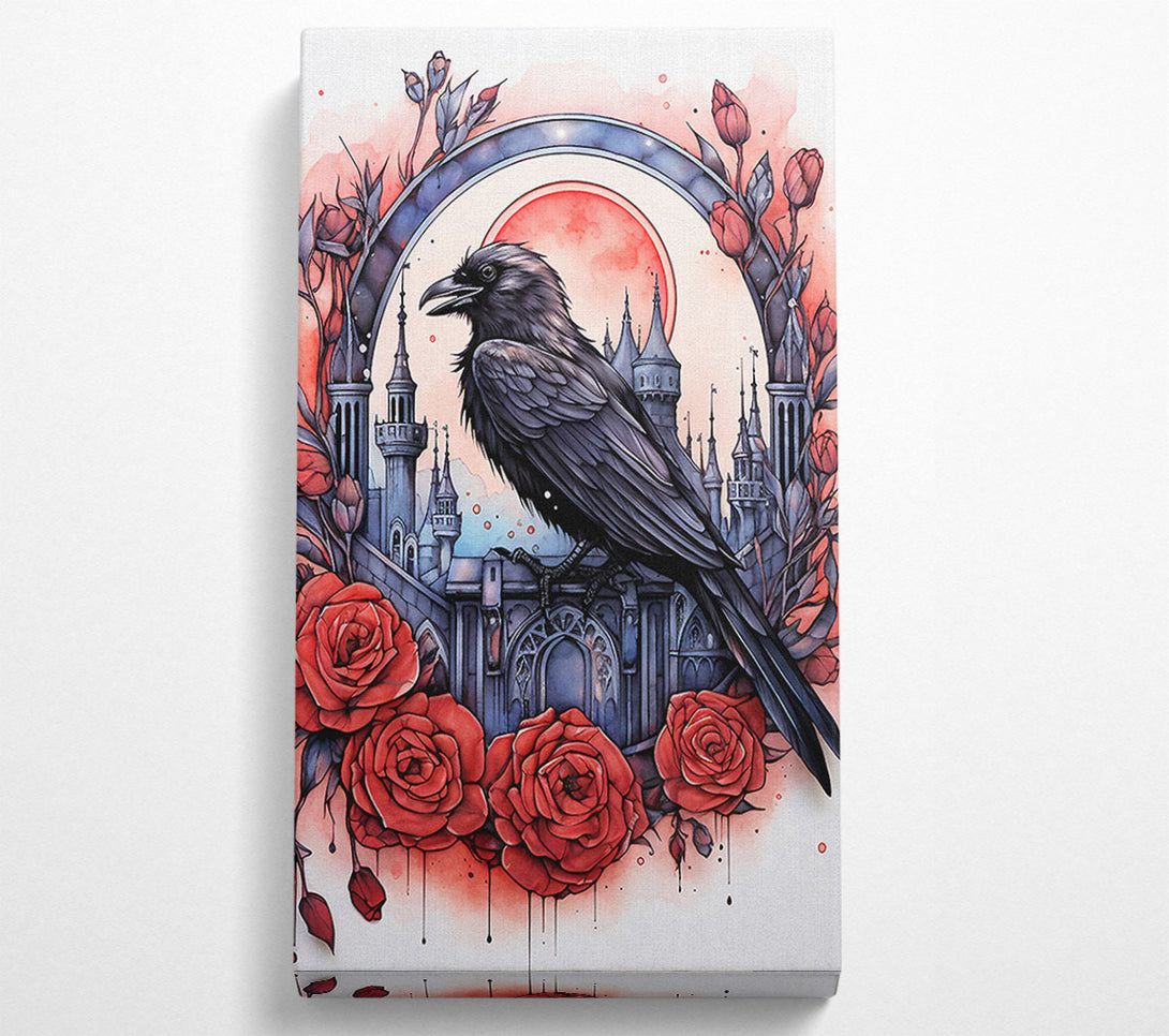  A Canvas Print of Raven Rose Castle Canvas Art