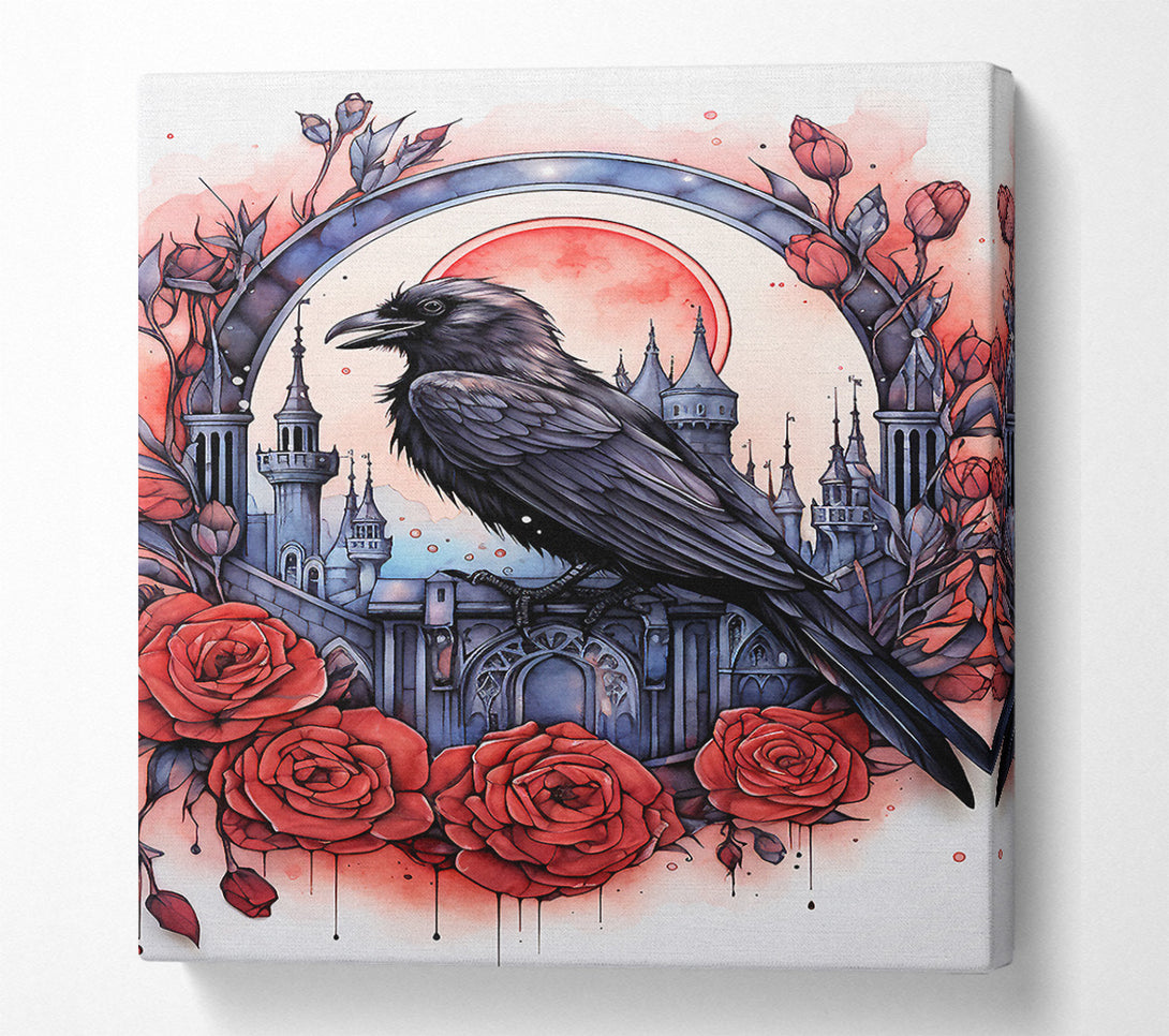  A Canvas Print of Raven Rose Castle Canvas Art