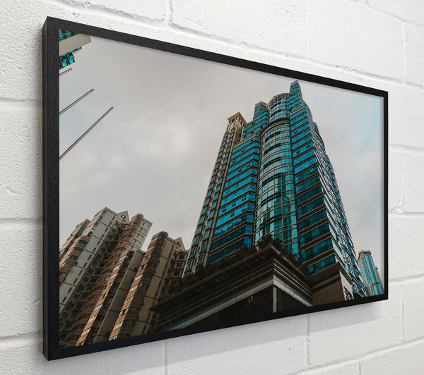 Azure Skyline Reflection