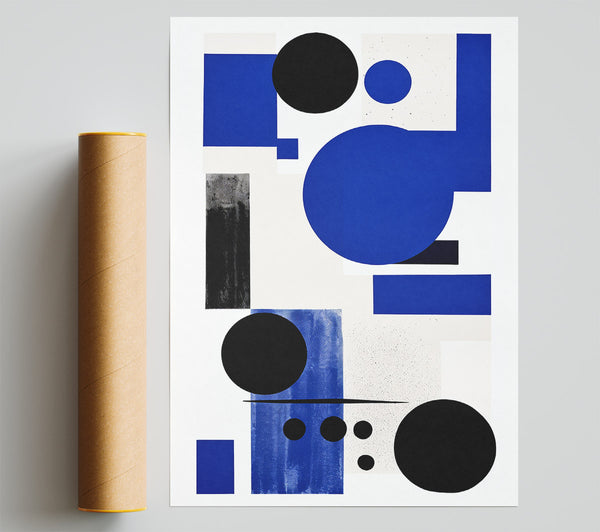 Rectangles And Circled Poster